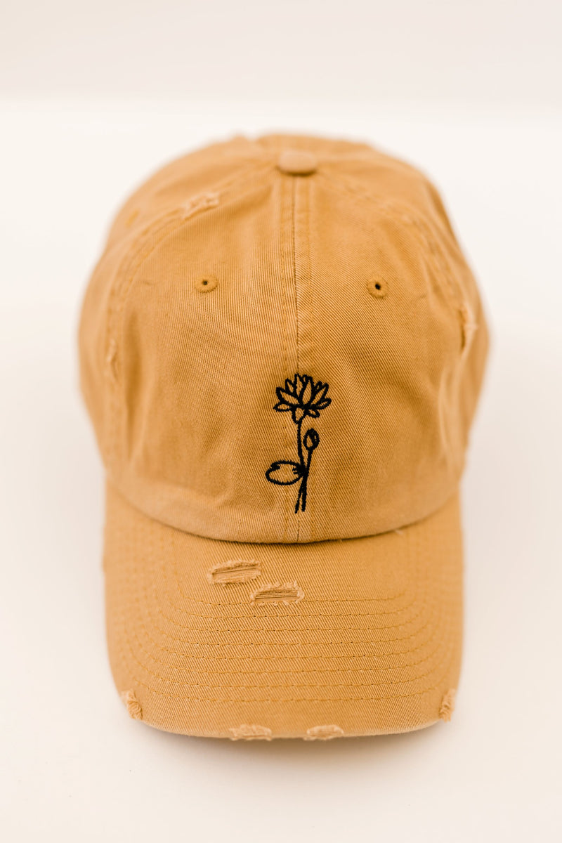 July Monthly Flower Vintage Hat – Threads by Gram