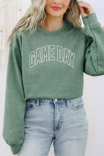 ThreadsByGramGamedayCrewneckSweatshirtHeatherGreenMockUp