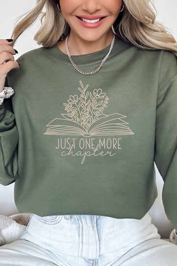 ThreadsByGramJustOneMoreChapterCrewneckSweatshirtMilitaryGreenMockUp