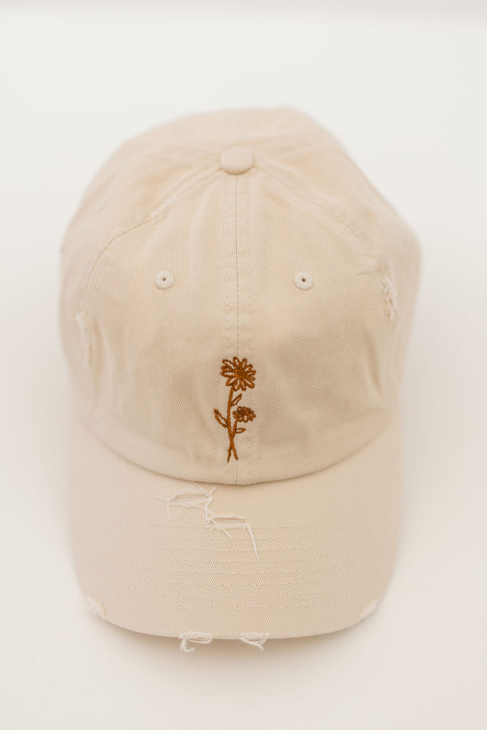 April Satin Vintage Style Embroidered Hat