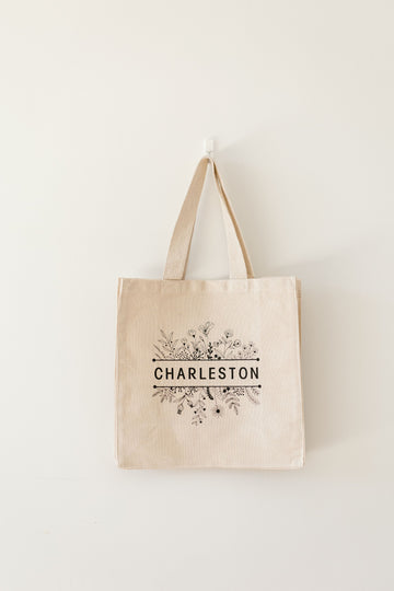 Charleston South Carolina Wildflower Tote Bag