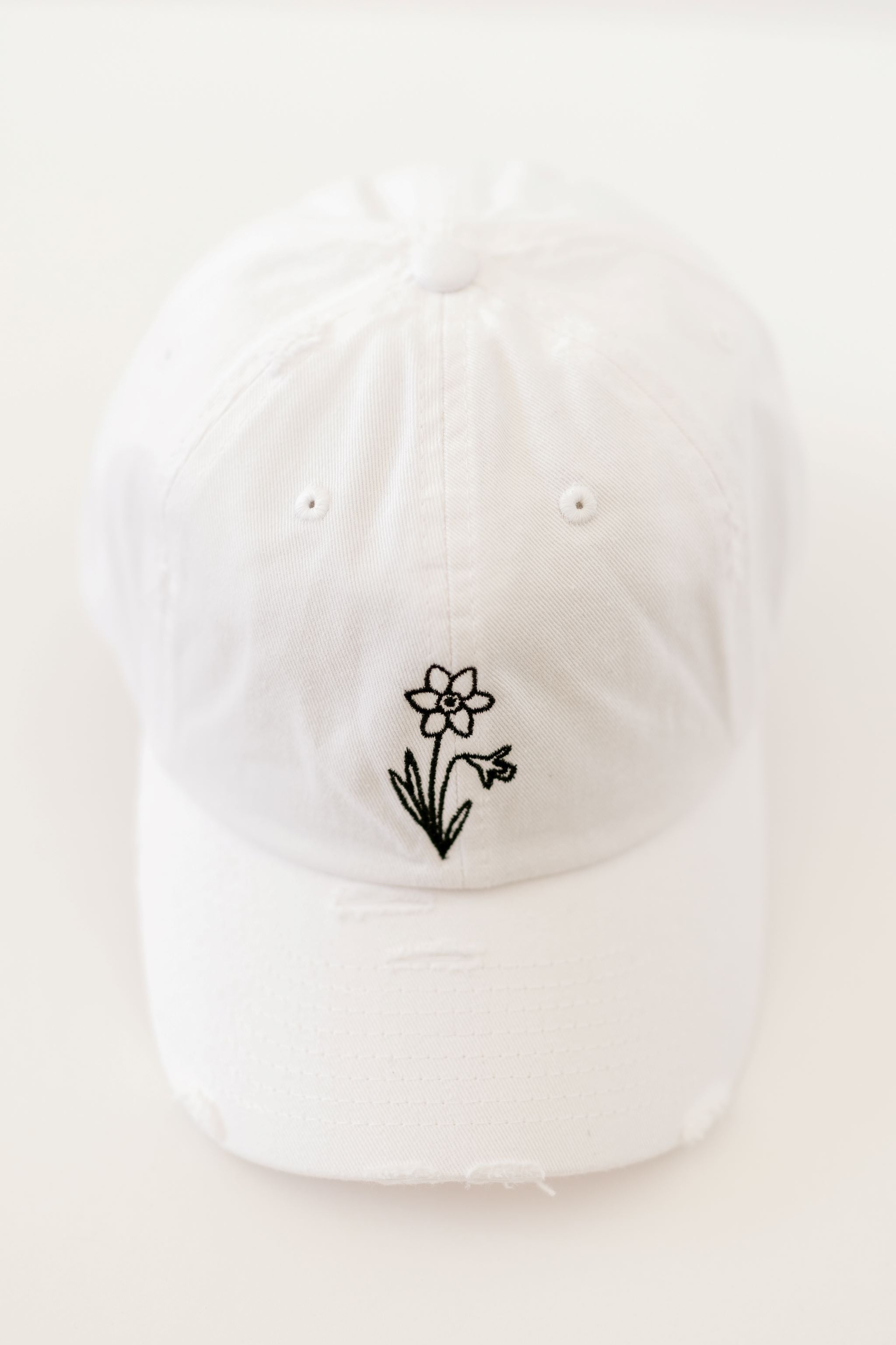 December Monthly Flower Vintage Hat – Threads by Gram