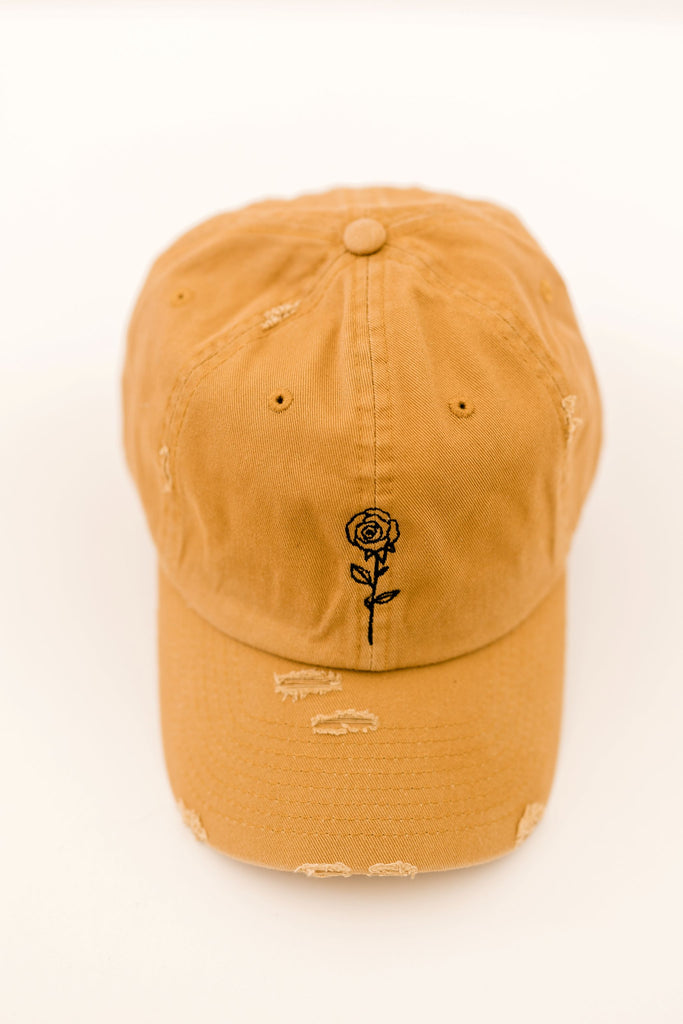 June Timber Vintage Style Embroidered Hat