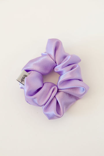 Lavender Silk Scrunchie