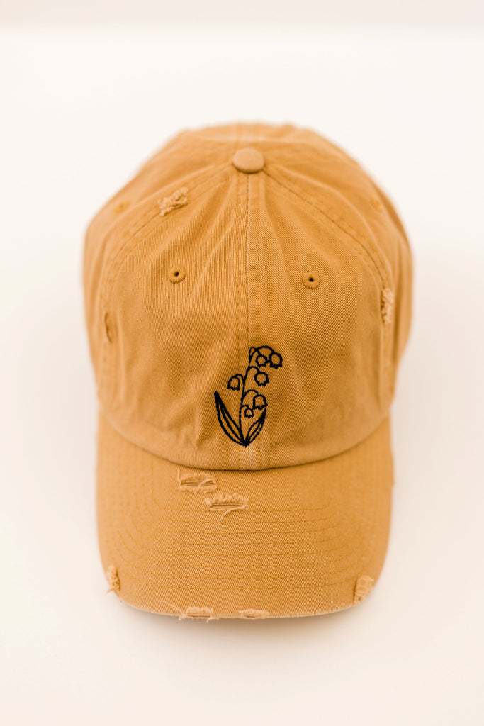 May Timber Vintage Style Embroidered Hat