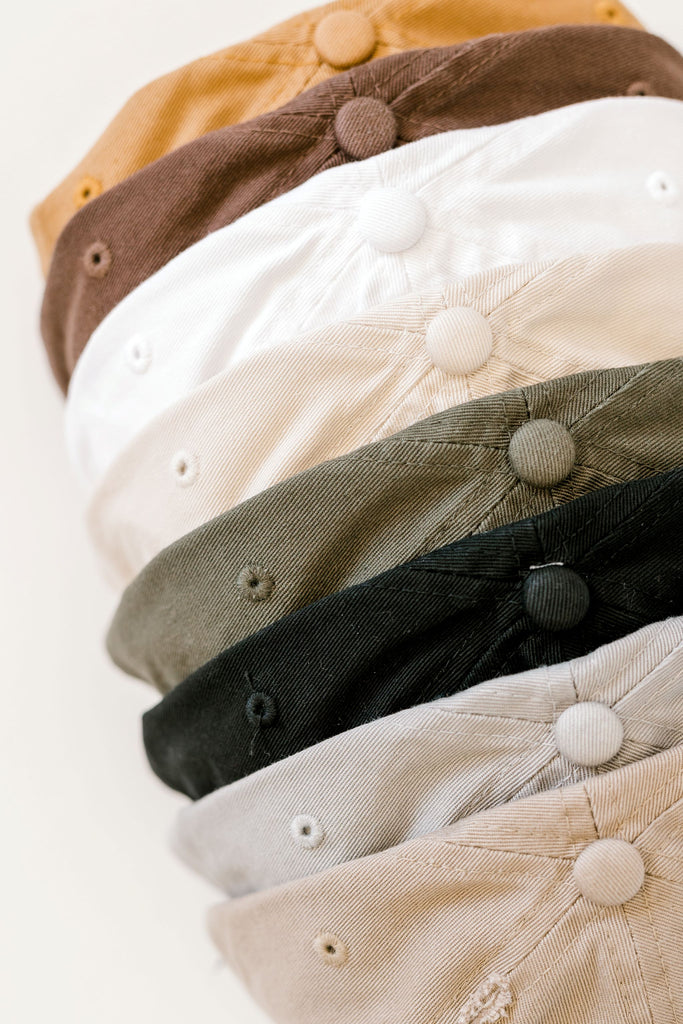 Vintage Style Hats Color Options Timber Brown White Satin Olive Black Light Gray Khaki