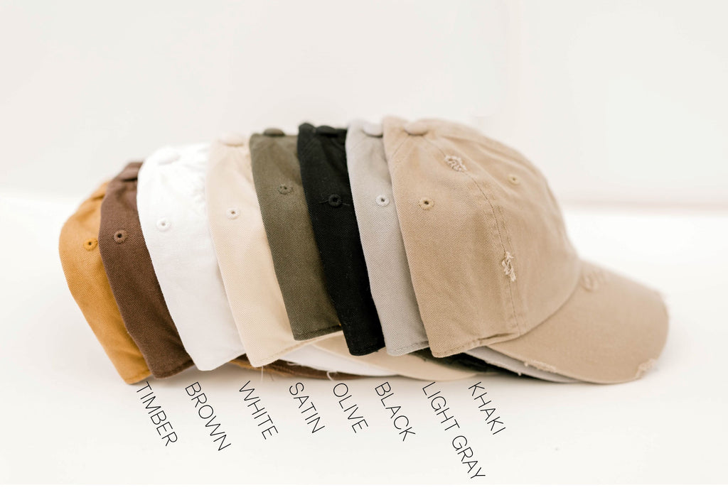 Vintage Style Hats Color Options Timber Brown White Satin Olive Black Light Gray Khaki