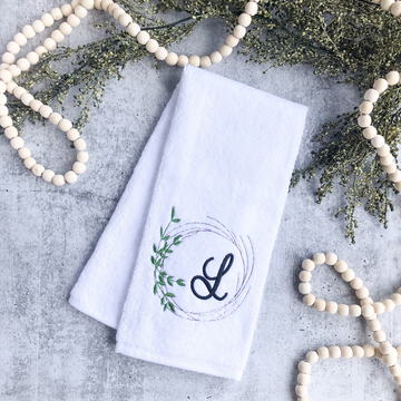 Personalized-Initial-Wreath-Kitchen-Towel