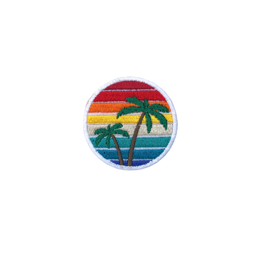 Palm Tree Threads Sunset Palm Tree Patch – Threads by Gram
